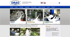 Desktop Screenshot of orao.aero